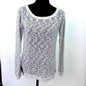 UEC Guess gray & white tunic sweater size small